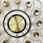 Robertshaw Controls Company ラックス LUX サンバーストクロック ウォールクロック 掛時計 Φ50cm ミッドセンチュリー USビンテージ ◎