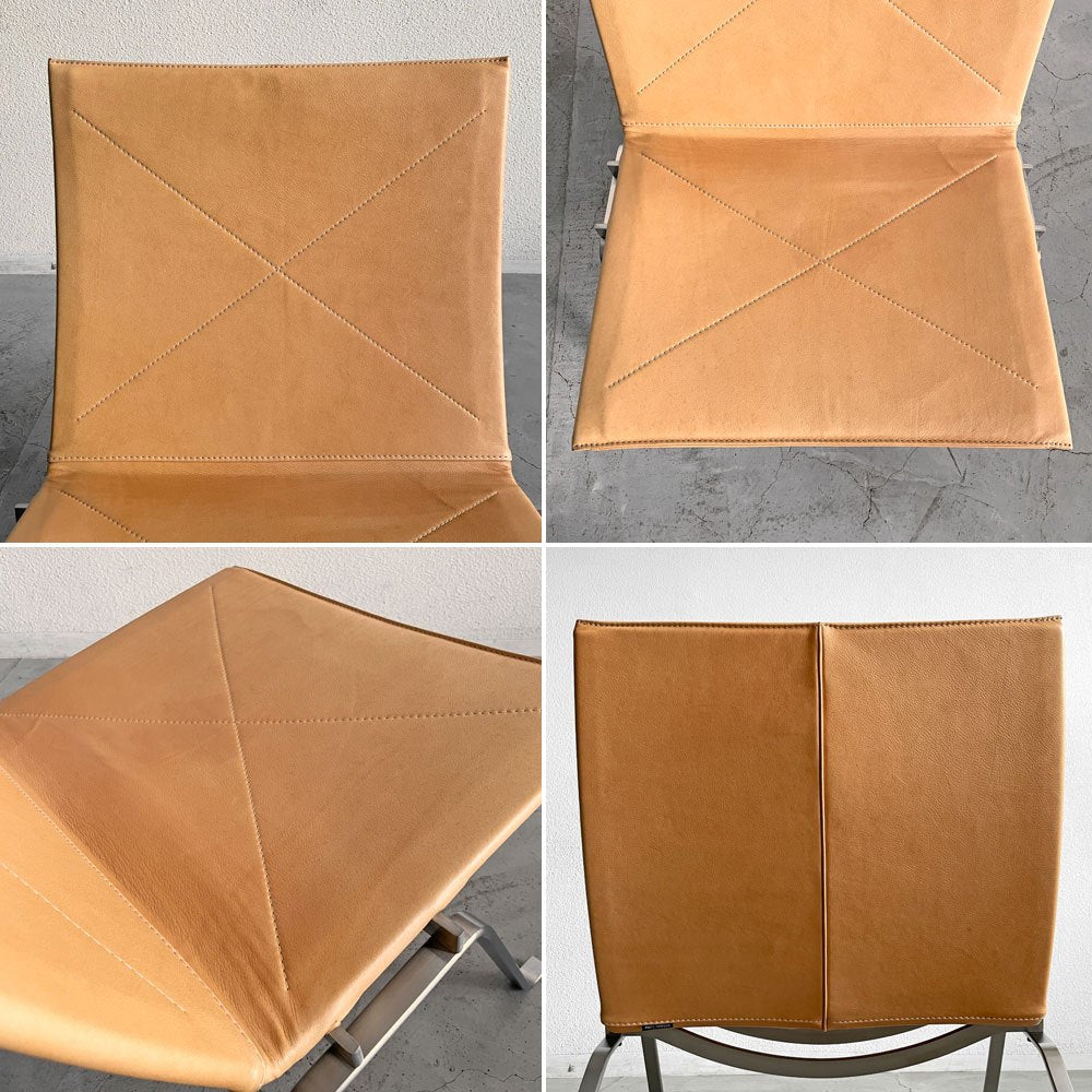フリッツハンセン Fritz Hansen PK22 ラウンジチェア 本革 ピュアレザー ポール・ケアホルム 北欧家具 2023年限定モデル 定価￥855,800- 未使用保管品 〓