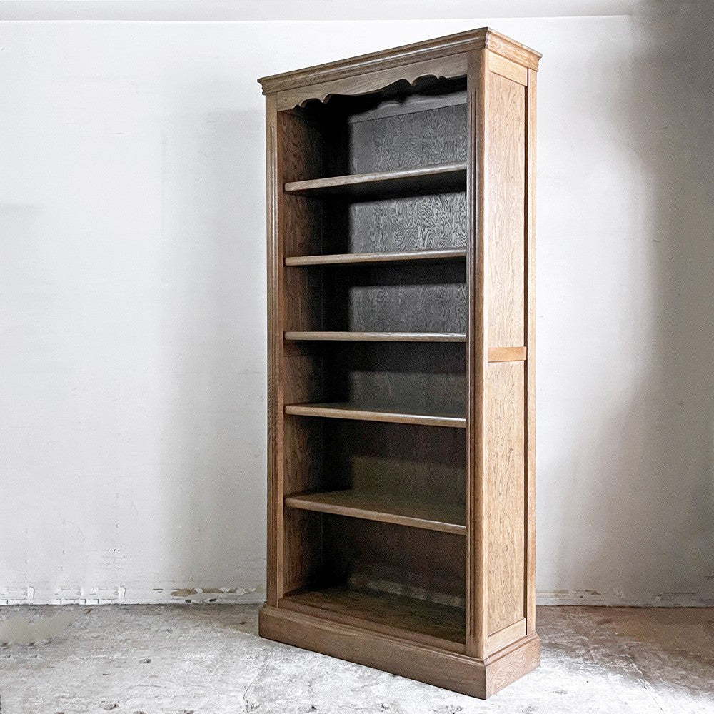 山室家具製作所 エスポアール ESPOIR No.115 オープン書棚850 6段 ブックシェルフ 本棚 ナラ材 H180cm 国産家具 ■