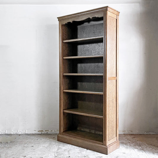 山室家具製作所 エスポアール ESPOIR No.115 オープン書棚850 6段 ブックシェルフ 本棚 ナラ材 H180cm 国産家具 ■