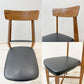 ジャーナルスタンダードファニチャー j.s.F シノン CHINON CHAIR ダイニングチェア PVCレザーシート  ラバーウッド材 ブラック A ●