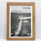 リチャード・ロング Richard Long "A Clearing, a Six Mile Walk in the Hoggar, the Sahara, 1989" ポスター 1991 Exibition オーク材フレーム付き ●