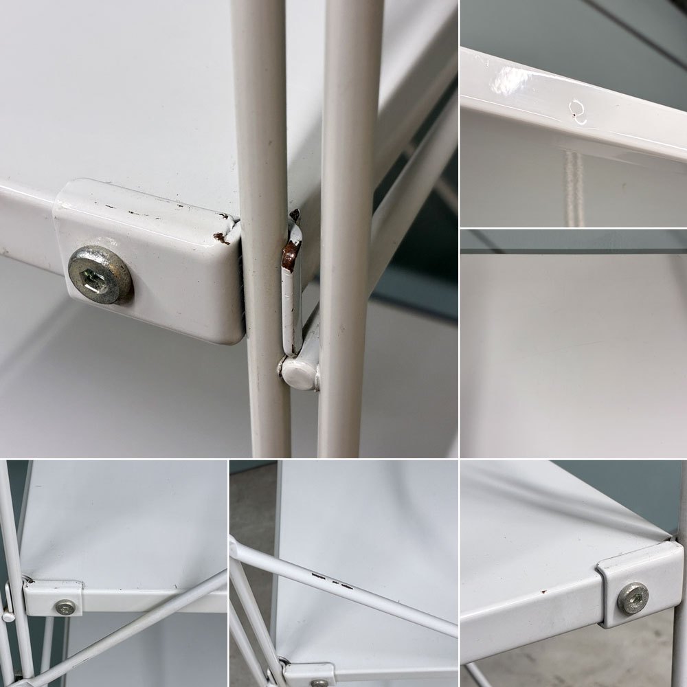 無印良品 MUJI スチールユニットシェルフ オープンシェルフ スチール棚 5段 W58 H175cm ◎