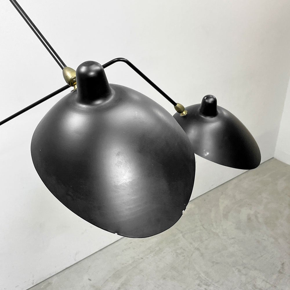 イデー IDEE ランパデール トワ ルミエーレ LAMPADAIRE 3 LUMIERES フロアライト スタンドライト 3灯 ブラック セルジュ・ムーユ 参考定価￥310,000- ●