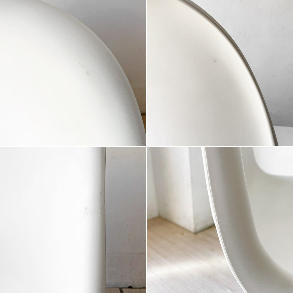ヴィトラ vitra パントンチェア ダイニングチェア スタッキングチェア ホワイト ヴェルナー・パントン Panton ミッドセンチュリー スペースエイジ ★