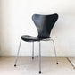 フリッツハンセン Fritz Hansen セブンチェア ダイニングチェア ブラック ラッカー再塗装 アルネ・ヤコブセン デンマーク スタッキングチェア 北欧家具 ★