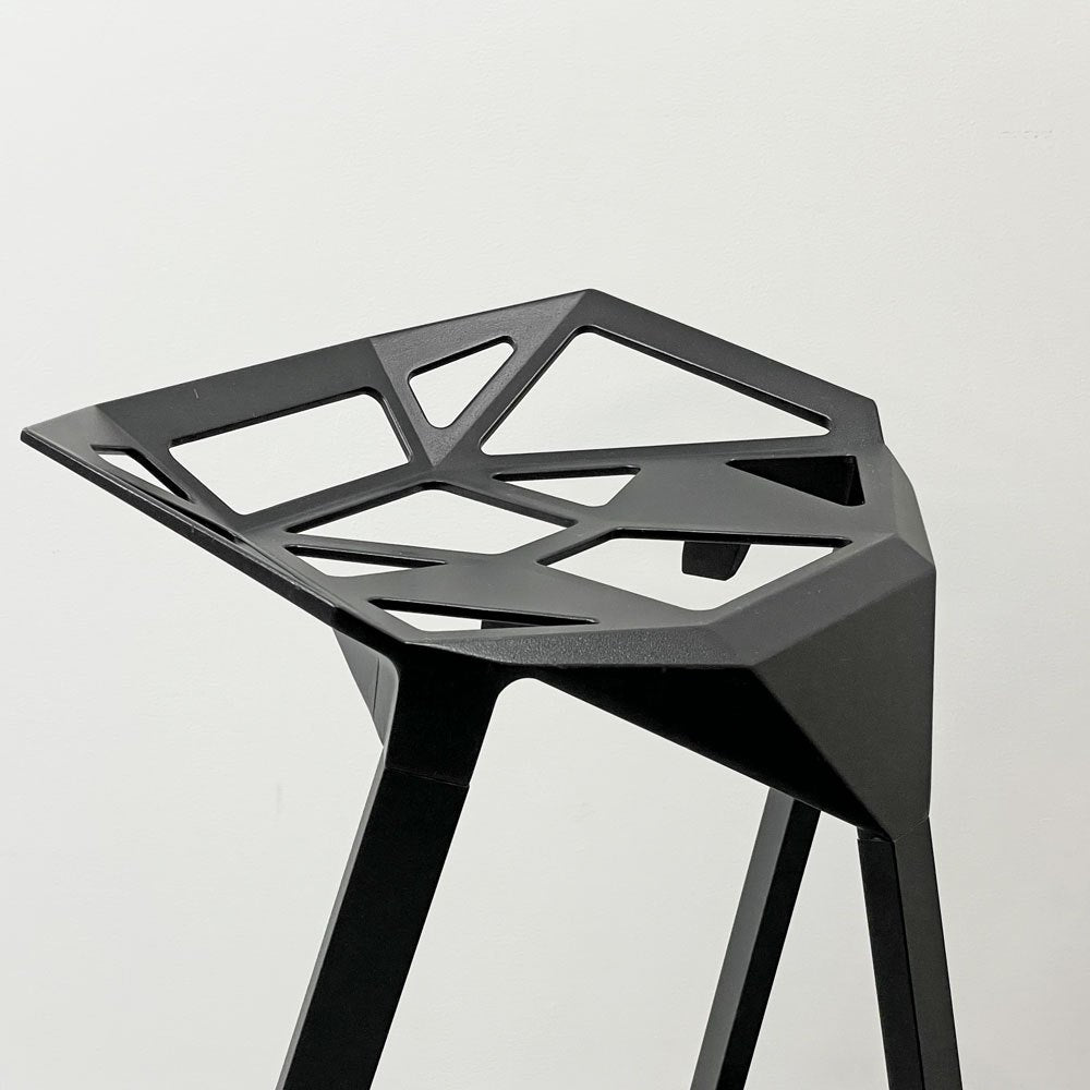 マジス MAGIS スツールワン STOOL_ONE カウンターチェア スタッキングチェア ブラック コンスタンチン・グルチッチ イタリア B ●