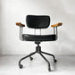 トラックファニチャー TRUCK FURNITURE デスクワークチェア DESKWORK CHAIR アーム付き 本革 昇降機能 キャスター付き 参考価格￥ 183,700- ★