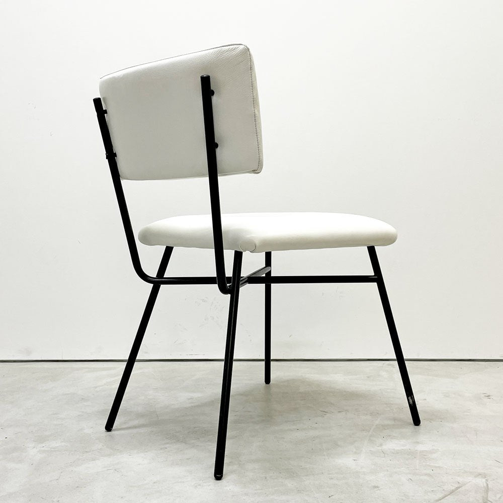 アルフレックス arflex エレットラ ELETTRA ダイニングチェア レザー ホワイト Studio BBPR イタリアモダン シンプルデザイン B ●