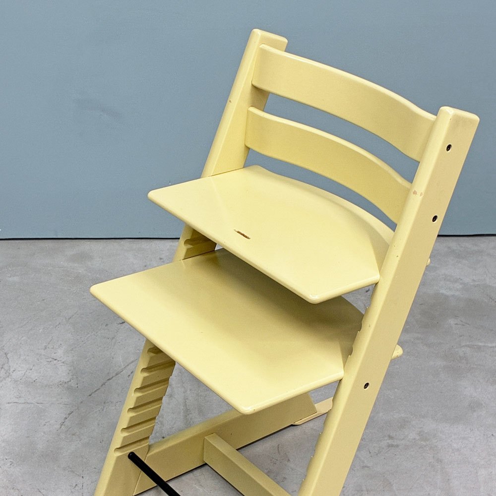 ストッケ STOKKE トリップトラップ TRIPP TRAPP ベビーチェア キッズチェア 延長グライダー付き S/N6～ ノルウェー 北欧家具 ◎