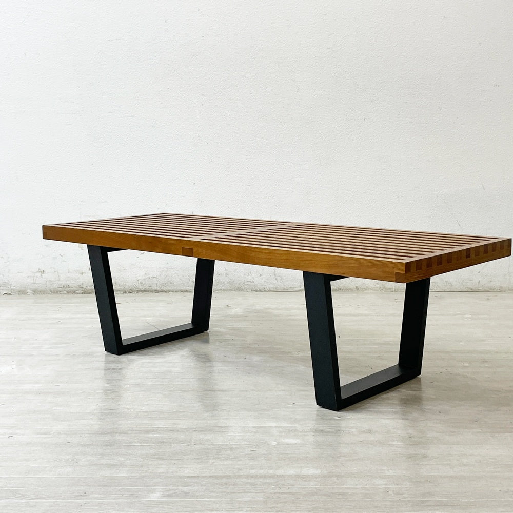 ジョージ ネルソン George Nelson プラットフォーム ベンチ Platform Bench テーブル ミッドセンチュリーデザイン リプロダクト ●