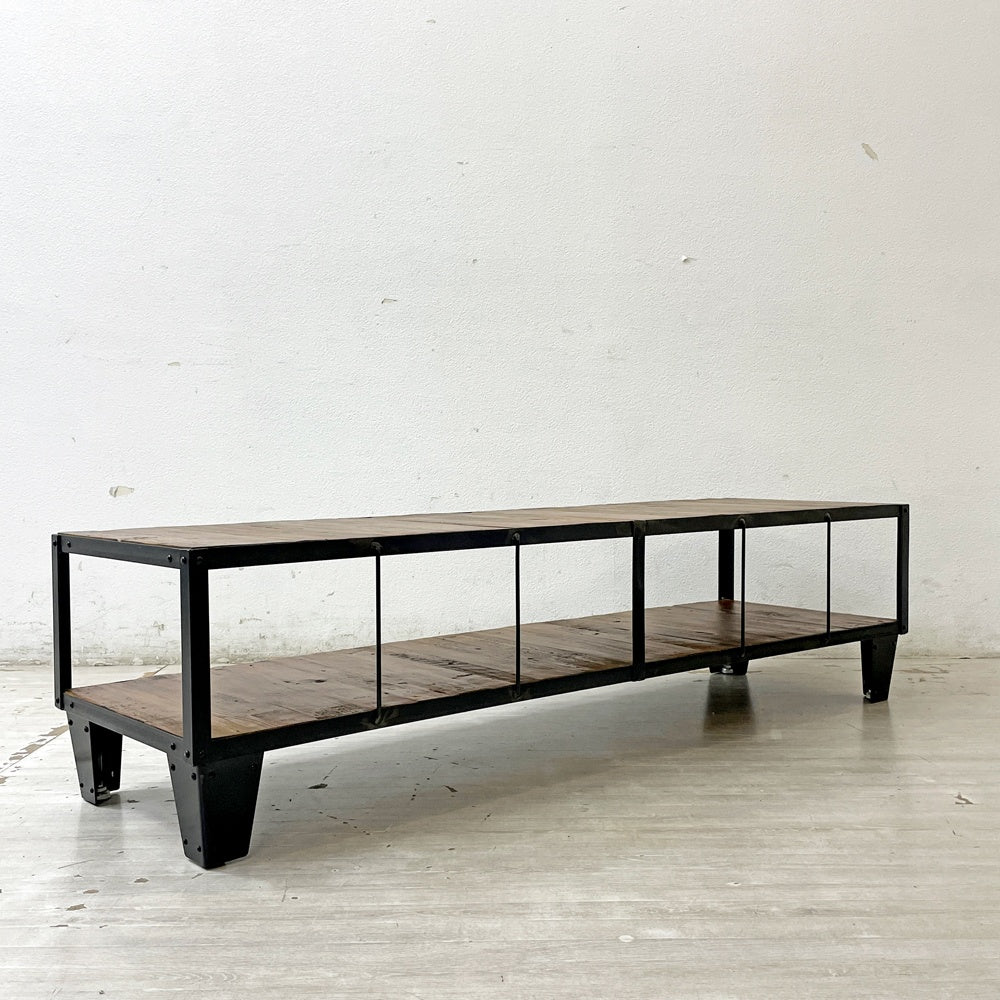 ジャーナルスタンダードファニチャー Journal Standard Furniture カルビ CALVI TVボード L サイズ AVボード 古材×アイアン ●