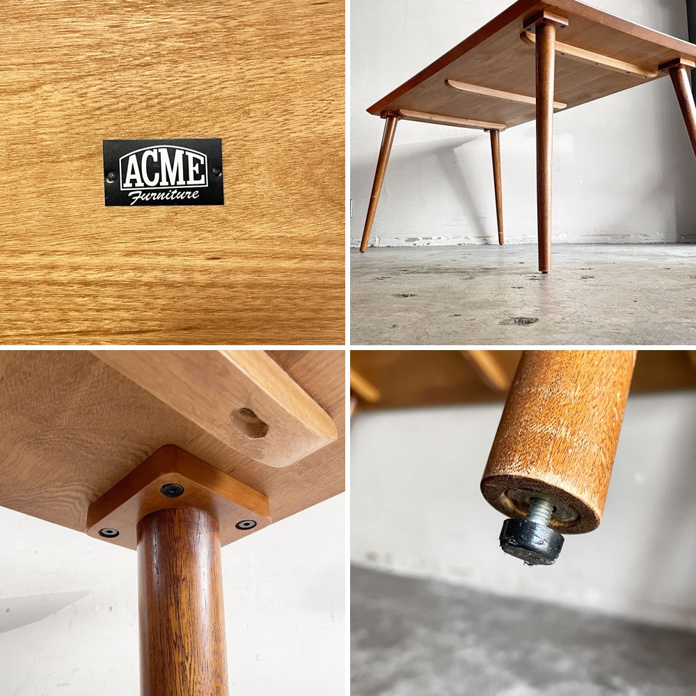 アクメファニチャー ACME Furniture カーディフ ダイニングテーブル CARDIFF DINING TABLE ウォールナット材 USビンテージスタイル ■