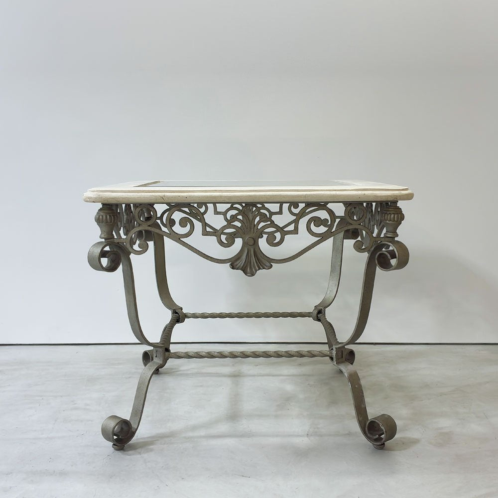 ドレクセルヘリテイジ DREXEL HERITAGE エトセトラ Et Cetera ガラス カクテルテーブル 米国 クラシカルデザイン ●
