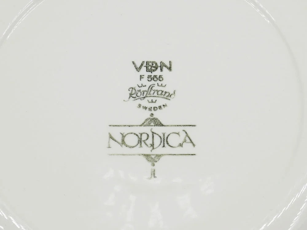 ロールストランド Rorstrand ノルディカ NORDICA プレート Φ20cm スウェーデン ビンテージ 北欧食器 B ●