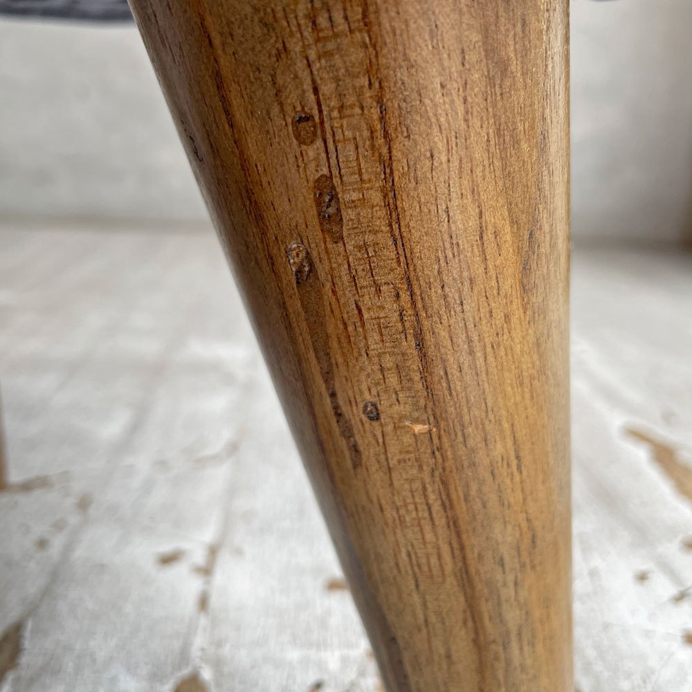 ナチュラルスタイル Natural Style ラウンド スツール オットマン グレー Φ50cm ♪