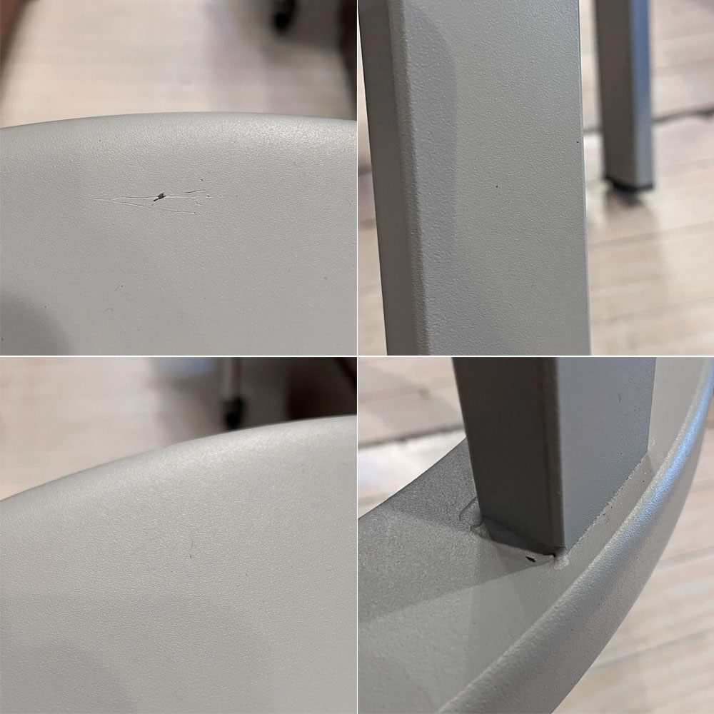 ヘイ HAY リボルバー バースツール ロー REVOLVER BAR STOOL LOW H65cm スカイグレー 回転式座面 レオン・ランズメイヤー デンマーク 定価￥49,500- ★