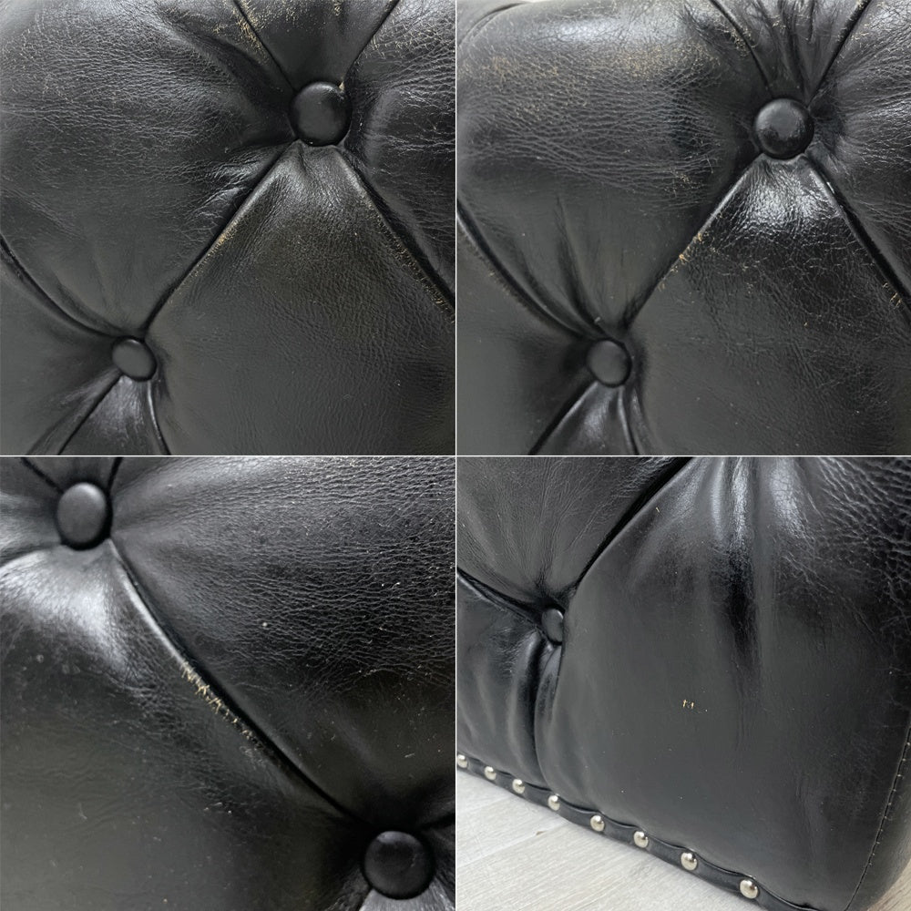 ハロ HALO ロード ディグズビー LORD DIGSBY スモール オットマン OLD GLOVE ESPRESSO 本革 ベンチ スツール ●