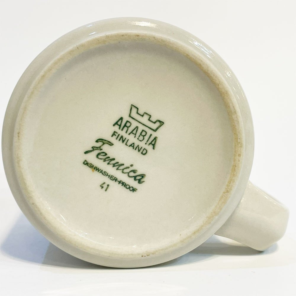 アラビア ARABIA フェニカ Fennica ビッグ マグカップ Dハンドル ウラ プロコッペ 大容量 北欧食器 ★