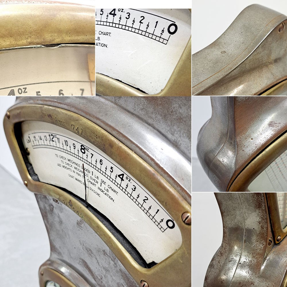 ビンテージ Vintage スケール はかり 秤量器 計量器 店舗什器 現状品 ●