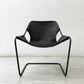 オブジェクト OBJEKTO パウリスターノ PAULISTANO ARM CHAIR アームチェア ブラックレザー パウロ・メンデス・ダ・ロシャ MoMA 参考定価￥528,000- ●