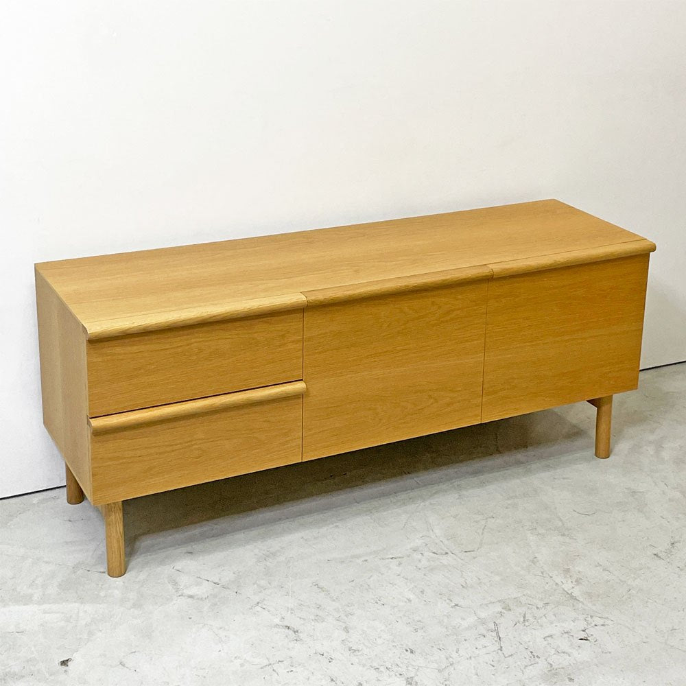イデー IDEE スティルト サイドボード L STILT SIDEBOARD L テレビボード AVボード オーク材 W141cm マリナ・ボーティエ ナチュラル ●