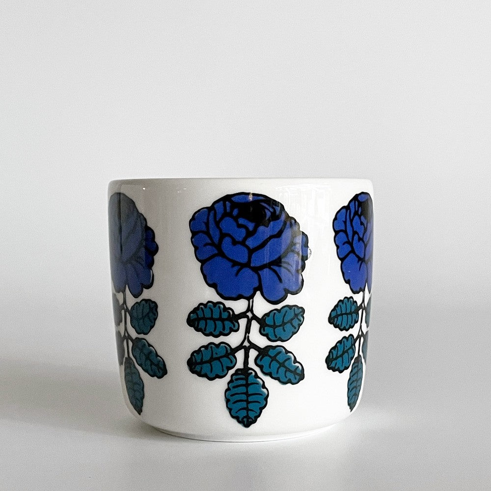 マリメッコ marimekko ヴィヒキルース VIHKIRUUSU ラテマグ ダークブルー マイヤ・イソラ フィンランド 北欧食器 廃番カラー B ■