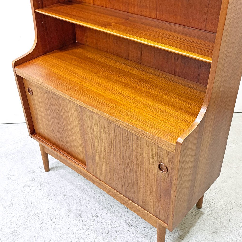 ボーンホルムス・モーベルファブリック Bornholms Mobelfabrik チーク材 ブックシェルフ #335-87 キャビネット デンマーク ヨハネス・ソース Johannes Sorth 1965年 ビンテージ ●