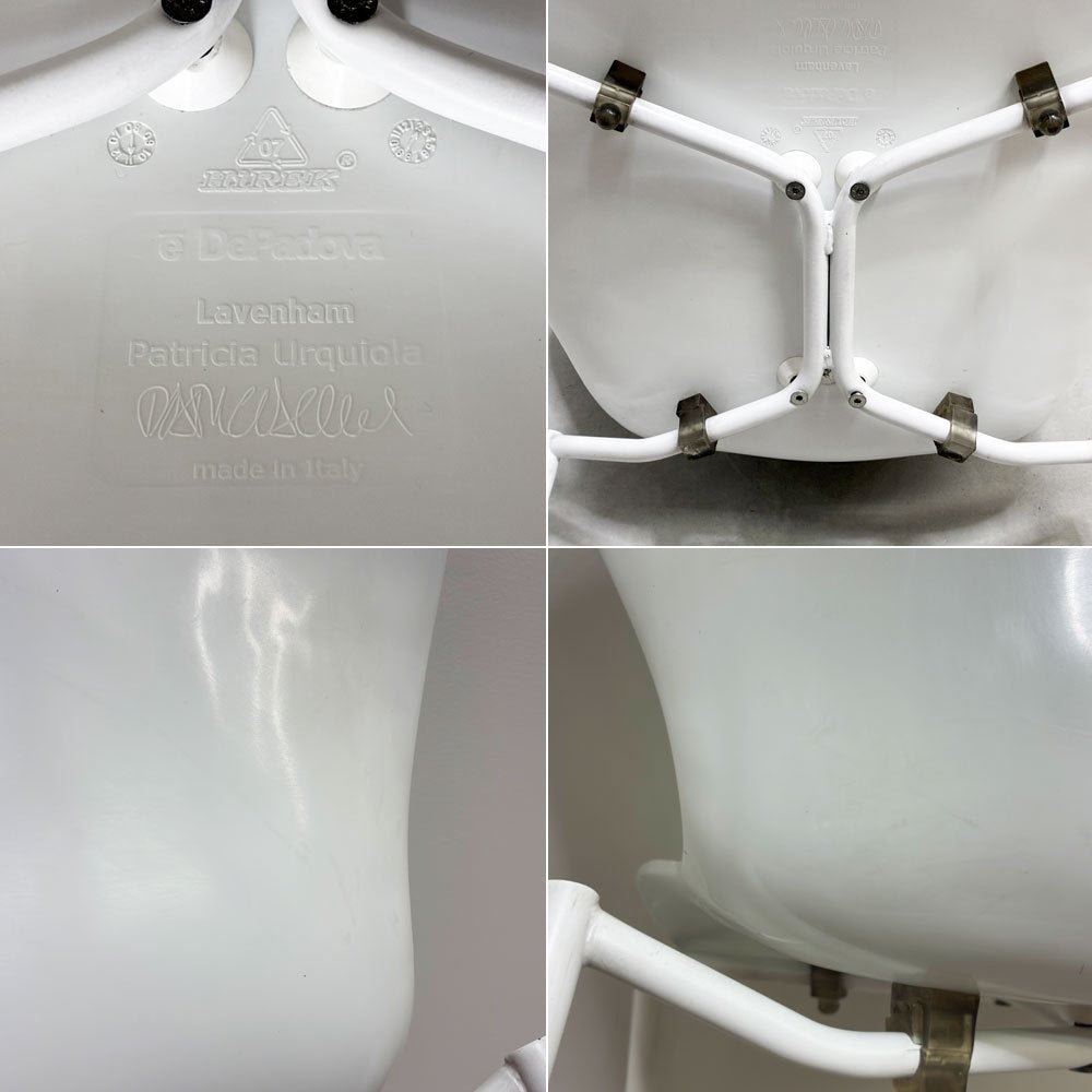 デパドヴァ De Padova ラベンハム LAVENHAM スタッキングチェア ホワイト パトリシア・ウルキオラ A ●