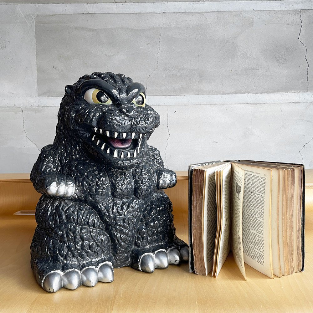 ゴジラ GODZILLA でっかい貯金箱 ソフビ貯金箱 1994年製 東宝 ユタカ 特撮 ♪