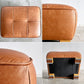 クラッシュゲート CRASH GATE タブレザーワークス tabu Leather Works オピアム OPIUM オットマン スツール W70cm リサイクルレザー 〓