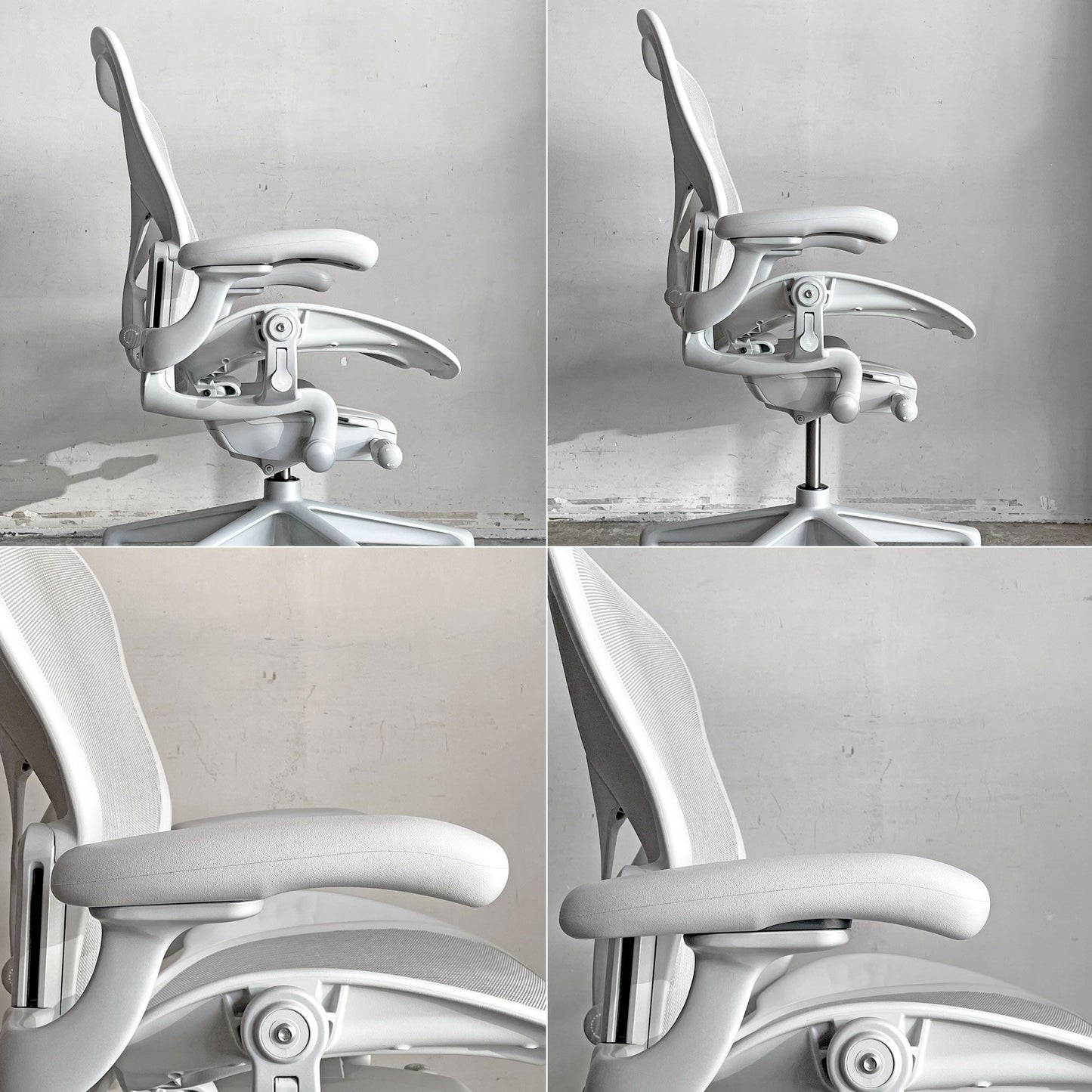 ハーマンミラー Herman Miller アーロンチェア リマスタード フル装備 Bサイズ ミネラル ポスチャーフィットSL デスクチェア オフィスチェア ビル・スタンフ ＆ ドン・チャドウィック ■
