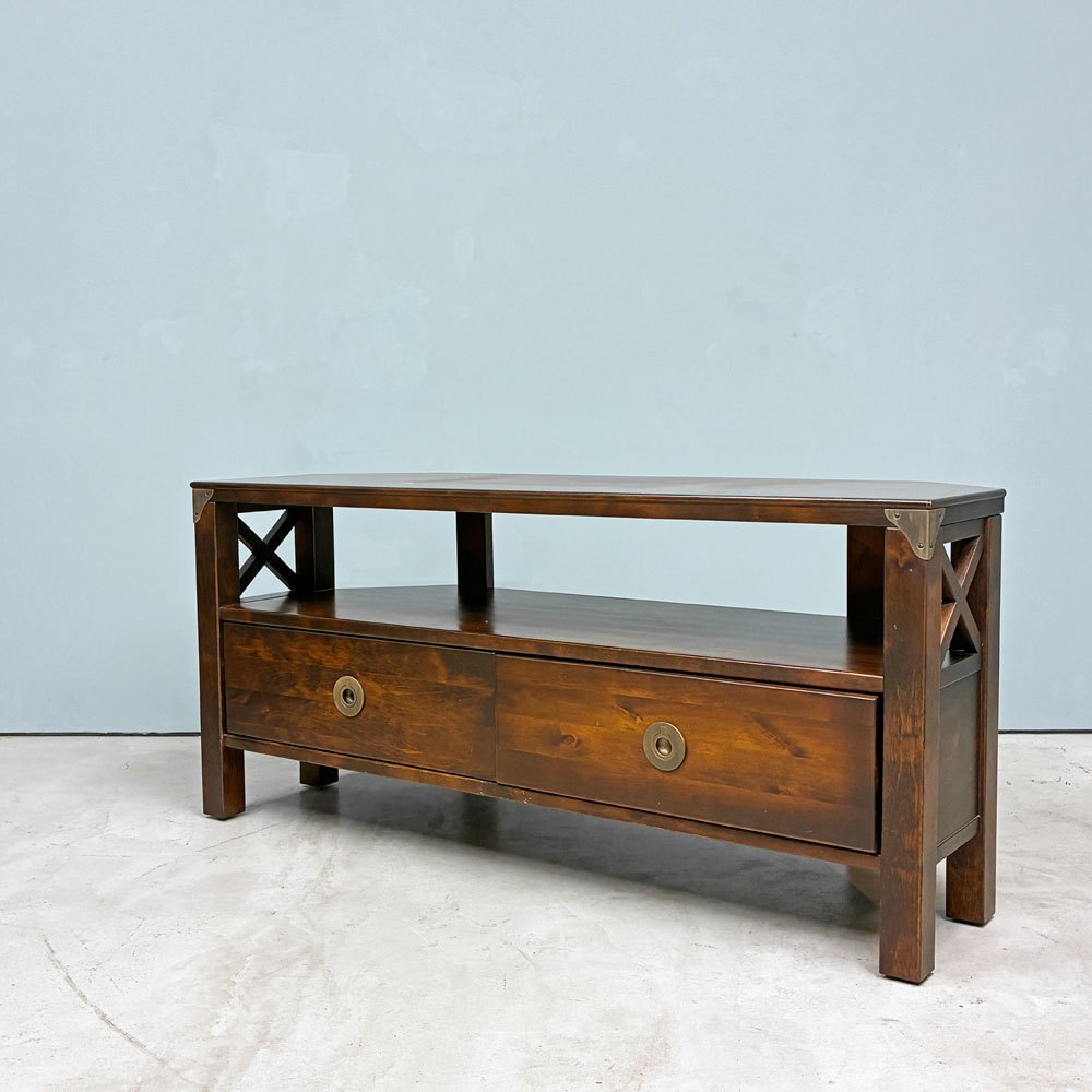 ローラアシュレイ LAURA ASHLEY バルモラル Balmoral コーナー テレビ AVボード 2ドロワー クラシカル ◎