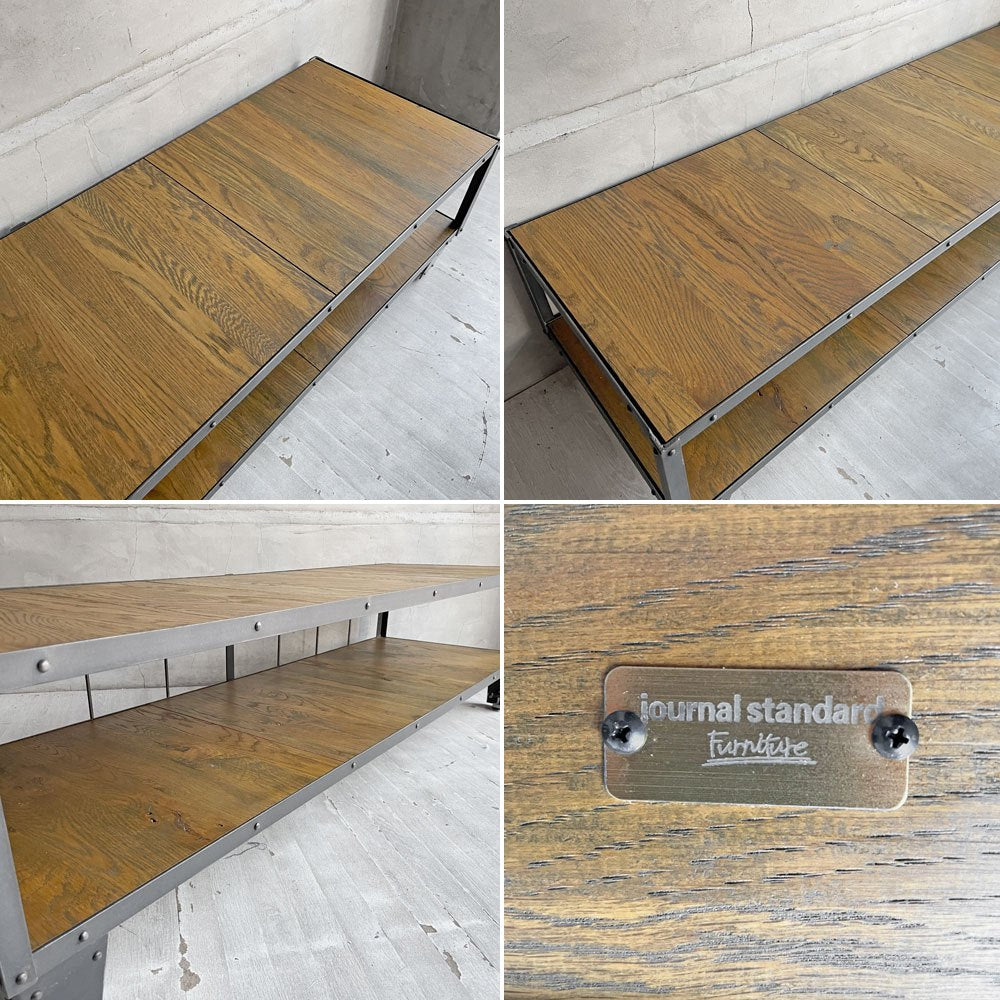 ジャーナルスタンダードファニチャー Journal Standard Furniture カルビ CALVI TVボード AVボード Lサイズ オーク無垢材×アイアン インダストリアル ♪