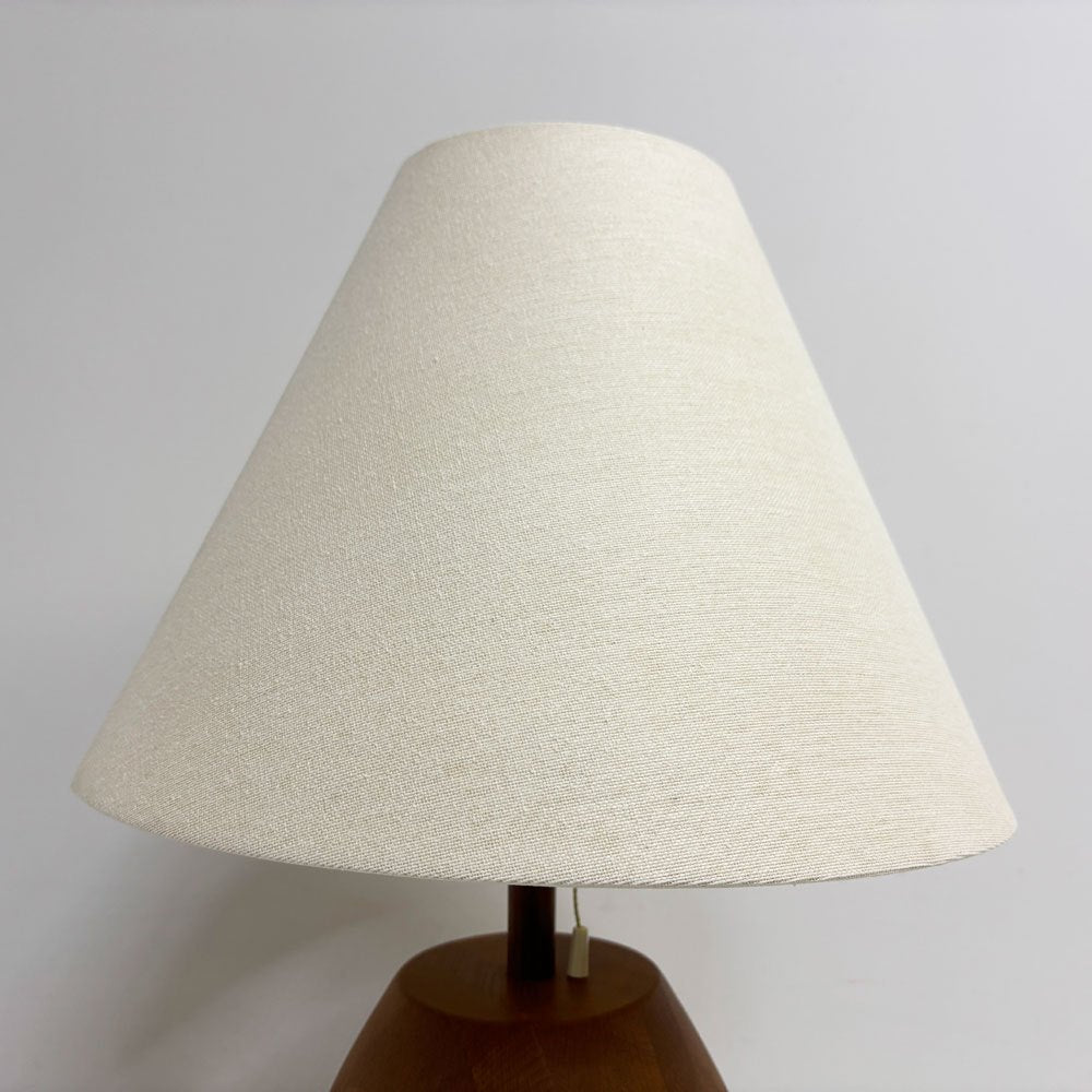 日進木工 NISSIN テーブルランプ デスクライト 卓上 無垢材 布シェード H58cm 飛騨高山 ●