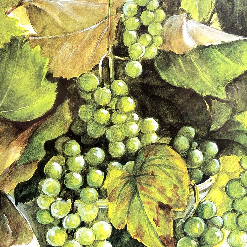 橋本不二子 Harvest Joy ナイアガラ 版画 ラウンドドット 54×69cm 116/350 額装品 ●