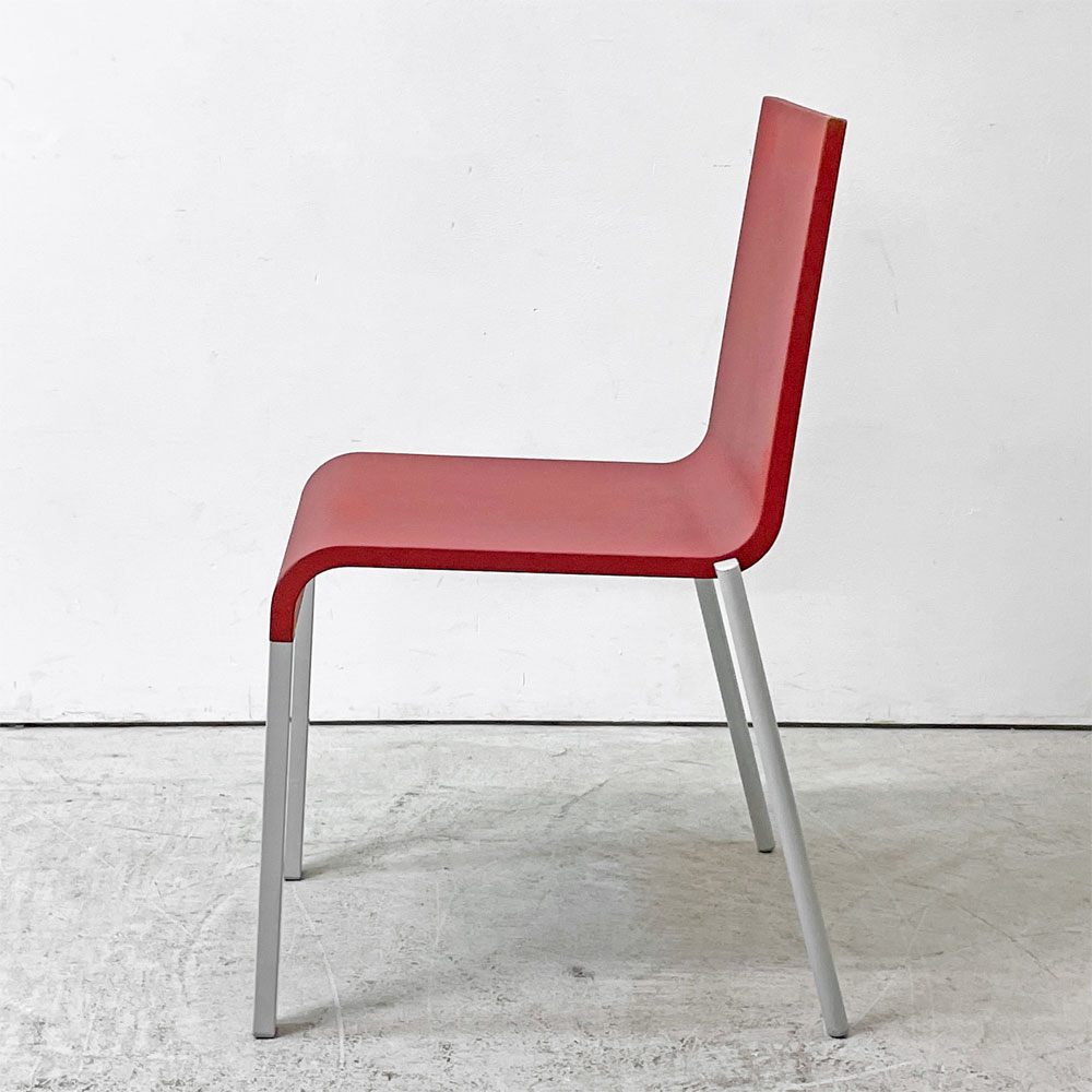 ヴィトラ vitra. ゼロスリー .03 ダイニングチェア スタッキングチェア マールテン・ヴァン・セーヴェレン Maarten Van Severen レッド C ●