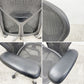ハーマンミラー Herman Miller アーロンチェア Bサイズ ポスチャーフィット クラシックカーボンメッシュ ポリッシュドアルミベース レザーアーム ビル・スタンフ ＆ ドン・チャドウィック 〓