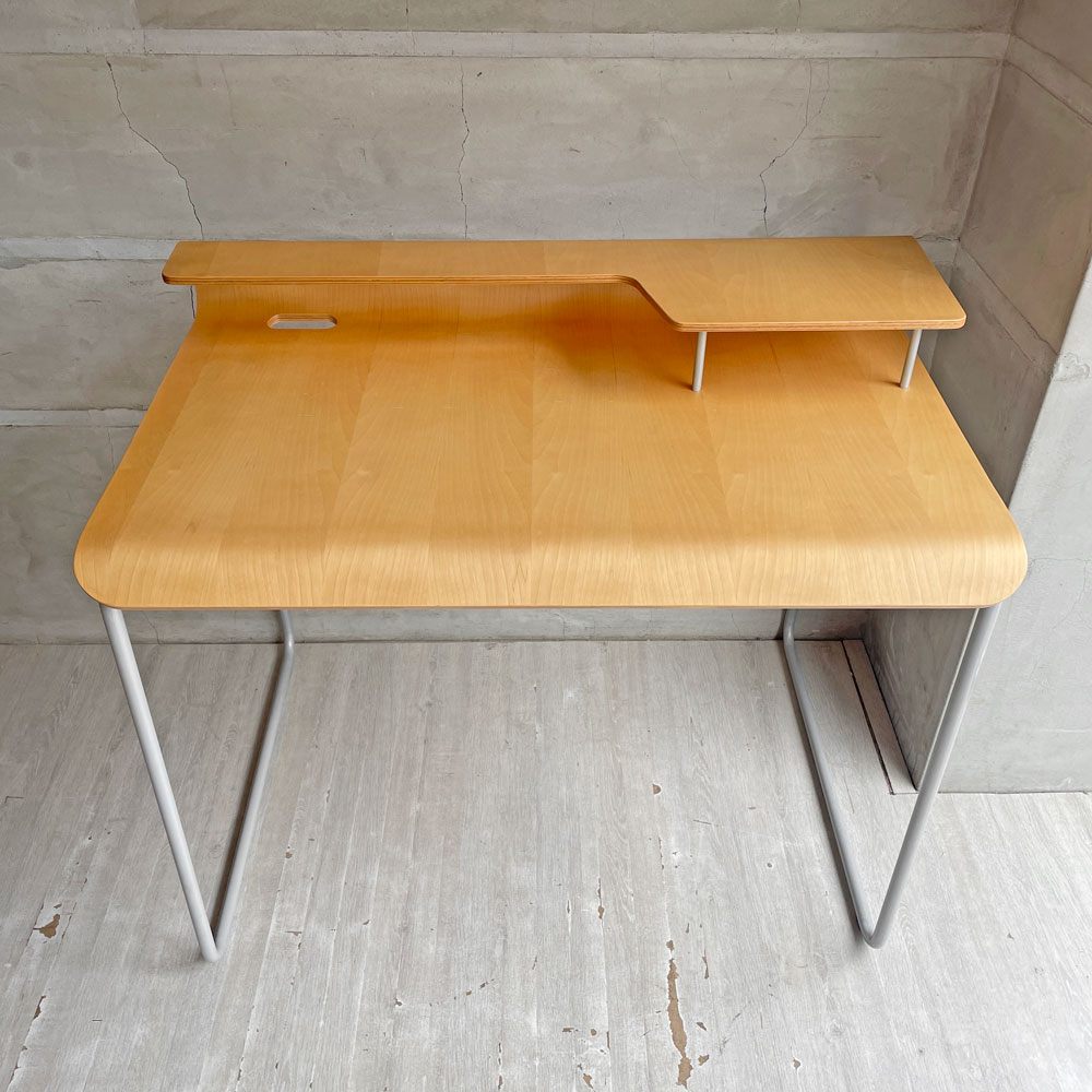 オフィー offi ウェーブ Wave Desk デスク プライウッド バーチ材 エリック・ファイファー ミッドセンチュリーテイスト アメリカ ♪