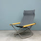 ニーチェアX NY chair X フォールディングチェア ロッキング 折り畳み ナチュラル×グレー MoMA 藤栄 新居 猛 ◎