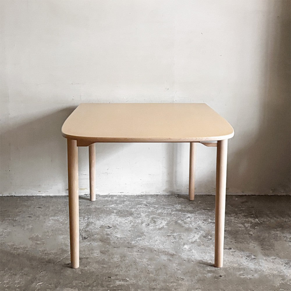 アクタス ACTUS × マルニ木工 MARUNI × 深澤直人 アオヤマ AOYAMA ダイニングテーブル ビーチ材 半楕円型 W150cm ナチュラル オーダー品 ■