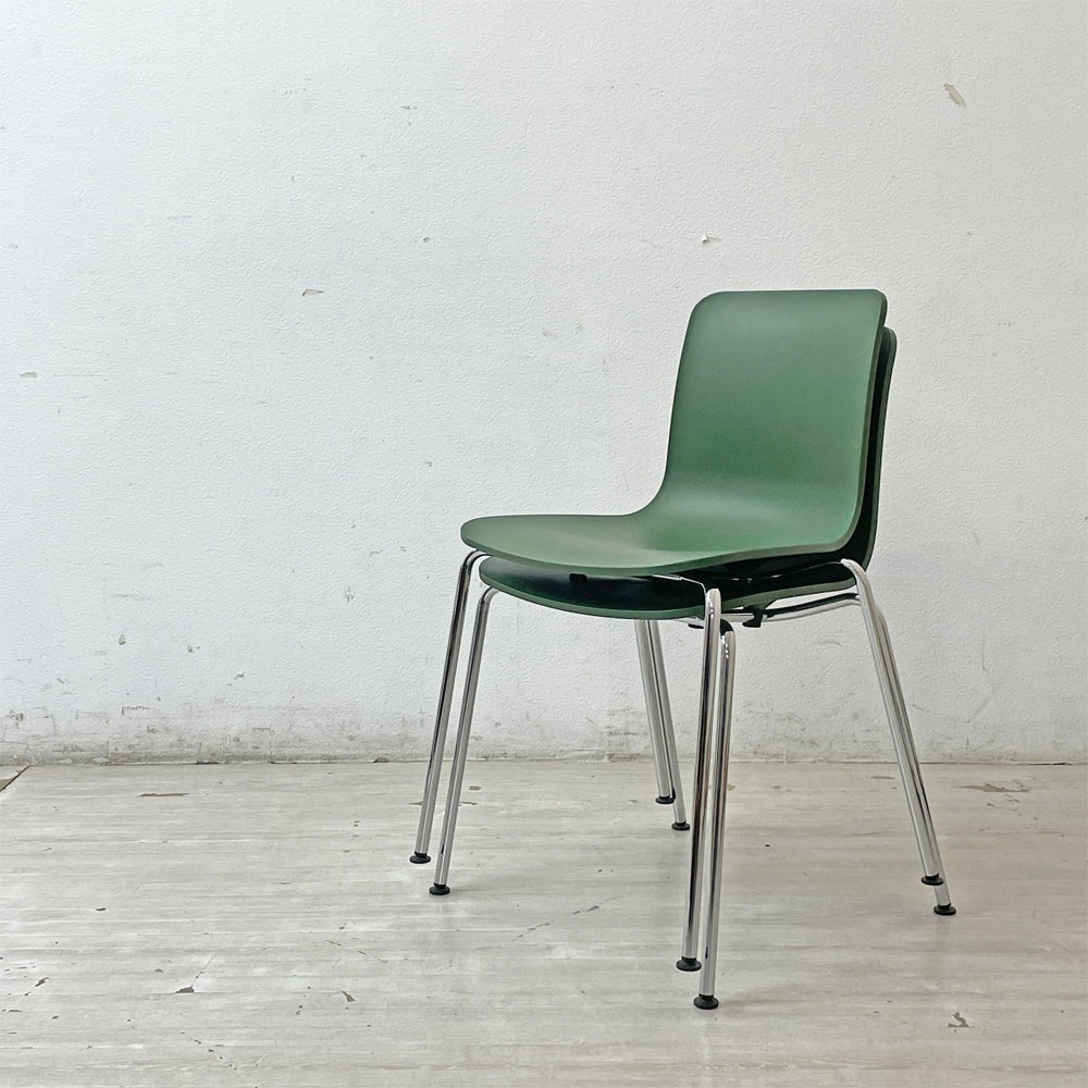 ヴィトラ vitra ハルチューブ HAL Tube サイドチェア ダイニングチェア スタッカブル ジャスパー・モリソン 2脚セット A ●
