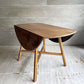 アーコール ERCOL オールドコロニアル ドロップリーフテーブル バタフライ ダイニングテーブル オーバル 折り畳み式 エルム材 UKビンテージ 英国家具 ♪