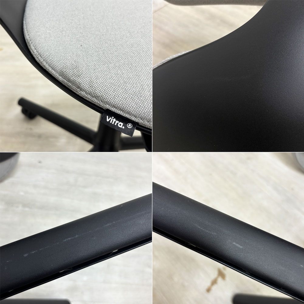 ヴィトラ vitra ルーキー Rookie デスクチェア キャスターチェア コンスタンチン・グルチッチ グレー系 ファブリッック 定価￥78,100- A ●