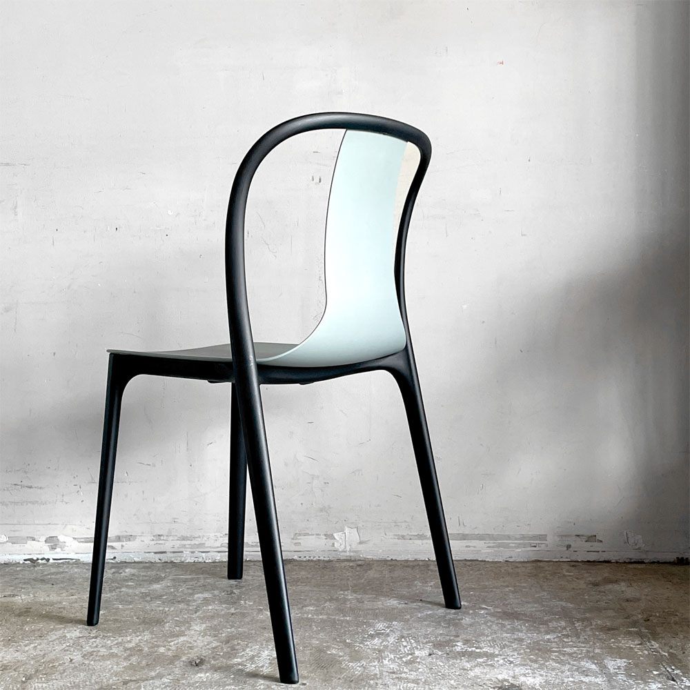 ヴィトラ Vitra ベルヴィルチェア Belleville Chair ダイニングチェア スタッキングチェア モスグレー ロナン & エルワン・ブルレック B ■