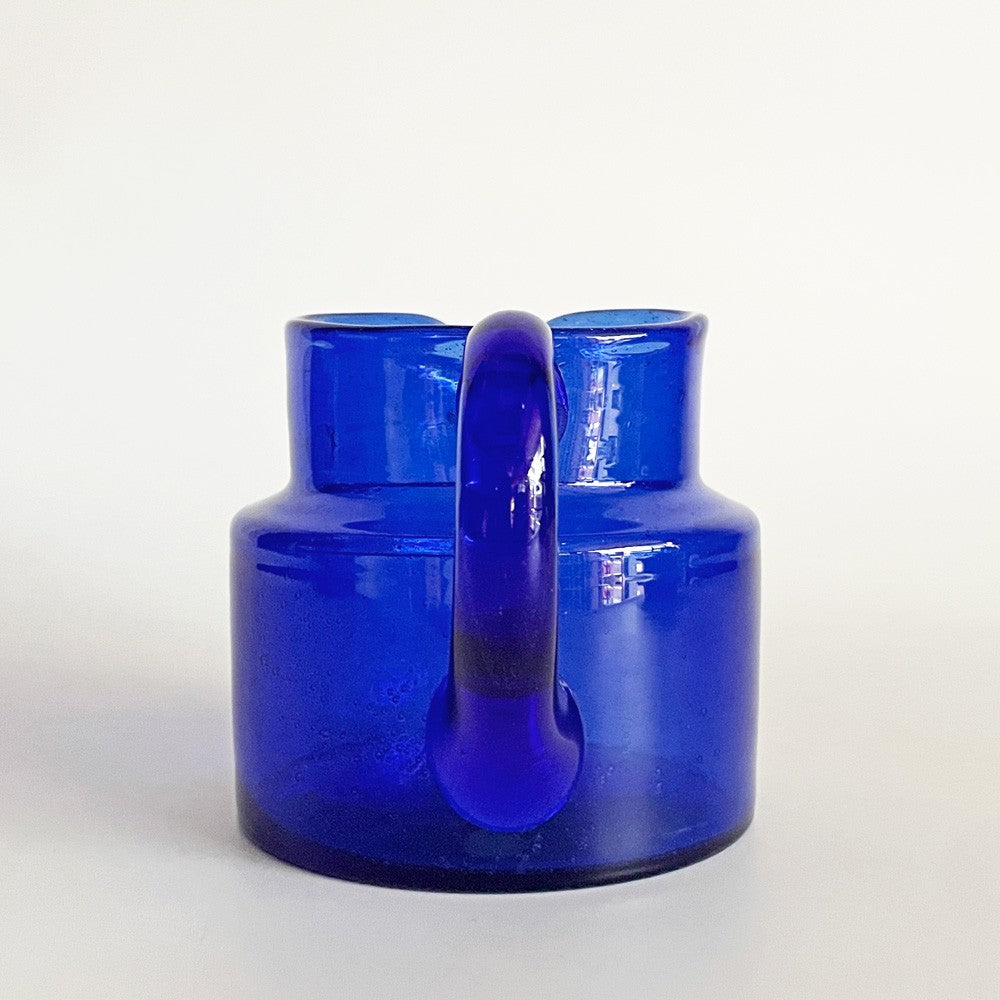 ボダ BODA ガラス ピッチャー 50ml ブルー 973/50 エリック・ホグラン Erik Hoglund ビンテージ スウェーデン 北欧食器 ■
