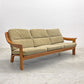 PJ furniture チーク無垢材 3pソファ 3シーター POUL JEPPESEN デンマークビンテージ 〓