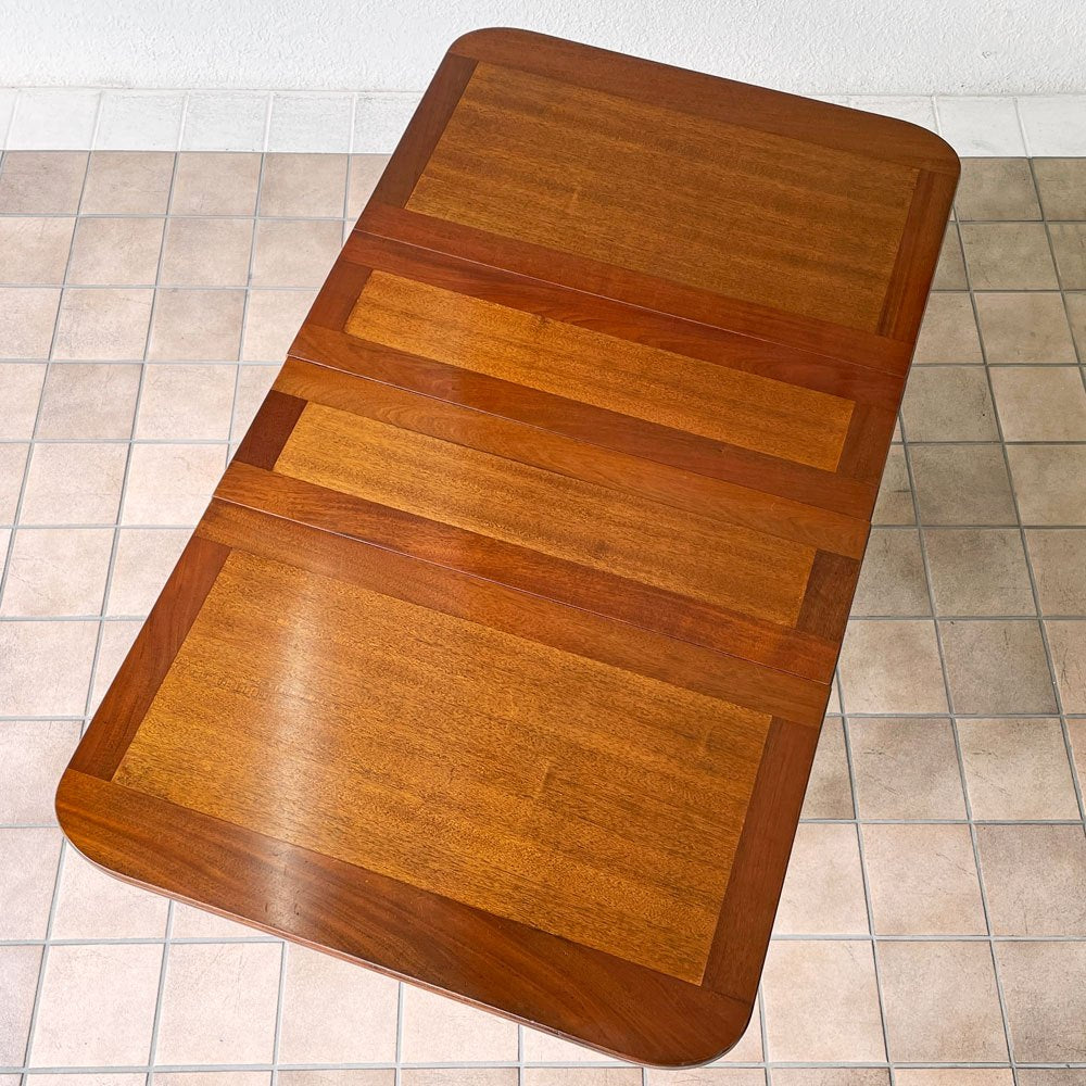 UKビンテージ Vintage マホガニー材 エクステンションダイニングテーブル 伸長式 MAJIK TABLE マジックテーブル 英国家具 アンティーク ◇