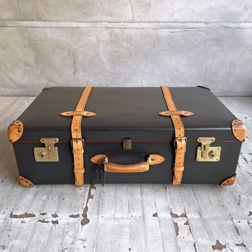 グローブトロッター GLOBE-TROTTER サファリ エクストラディープ スーツケース キャリーケース 2輪 33インチ 103L ブラウン×ナチュラル 廃番希少 ♪