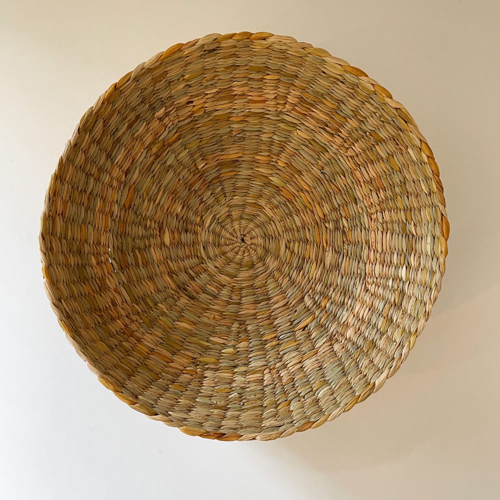 SPACE A&CO 水草 ネスティングバスケット 中 Φ30×11cm イギリス製 旧shop281 有元葉子 定価￥34,100- A ◎